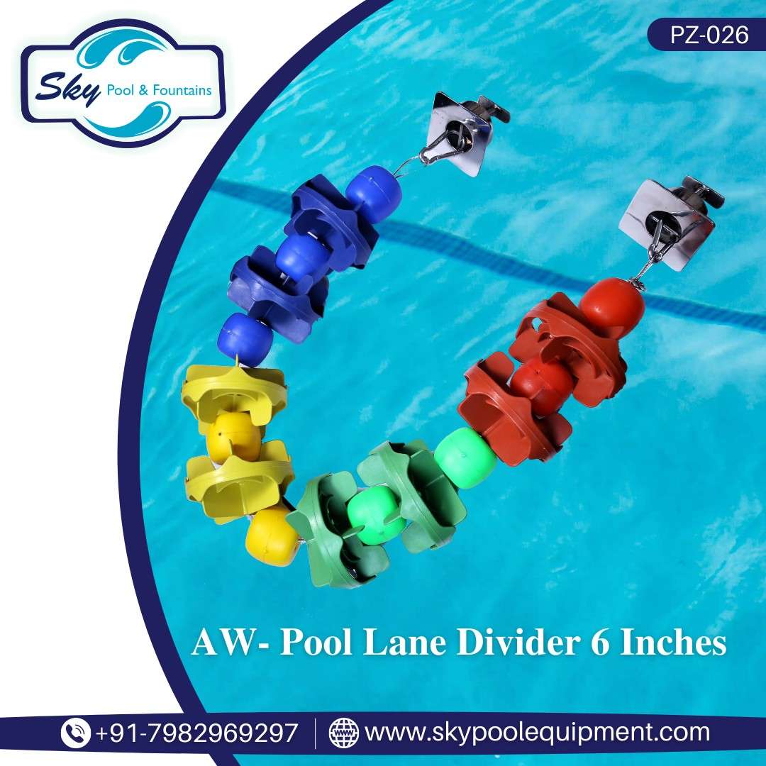 AW- Pool Lane Divider 6 Inches