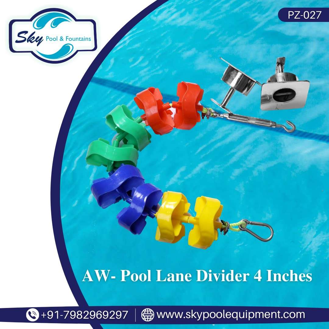 AW- Pool Lane Divider 4 Inches