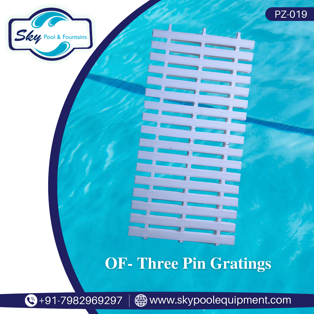 Swimming Pool Gratings Manufacturer provides Single Pin Pool Gratings