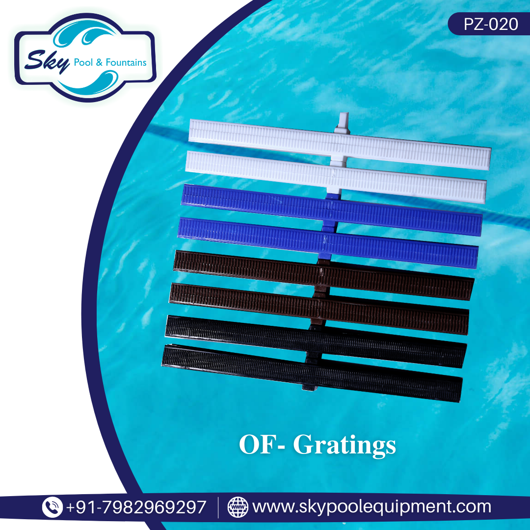 Swimming Pool Gratings Manufacturer provides Single Pin Pool Gratings